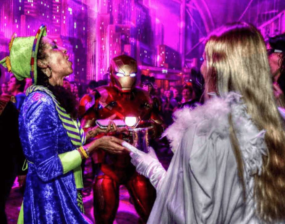 Superhelden Masker bedrijfsfeest