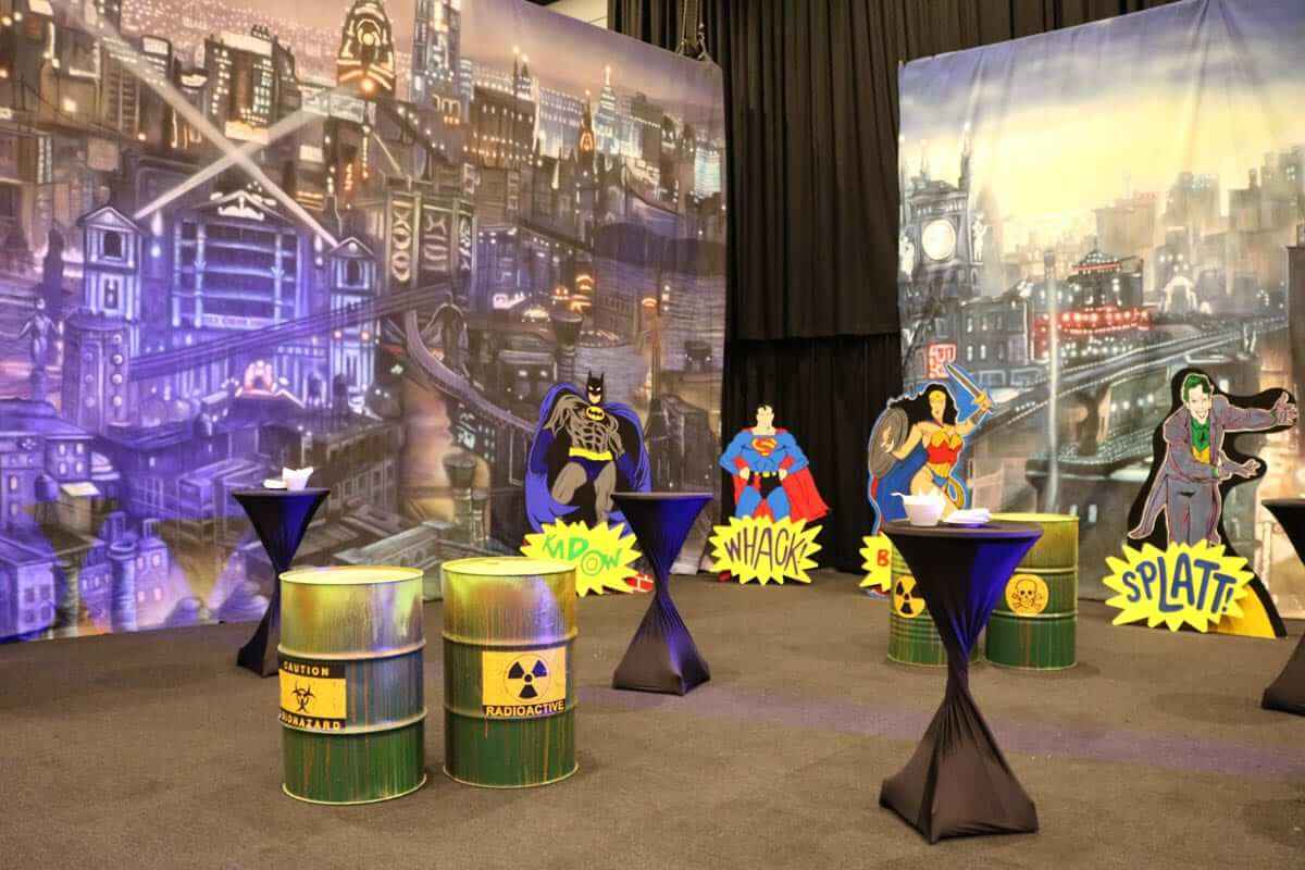 Superhelden Masker bedrijfsfeest