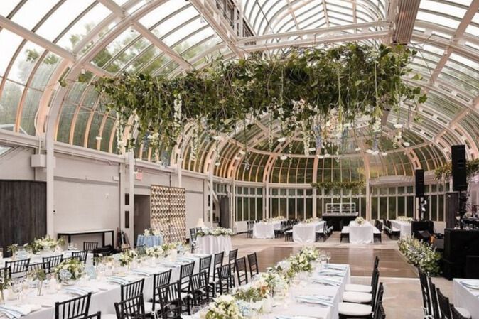 Botanische tuin bruiloft