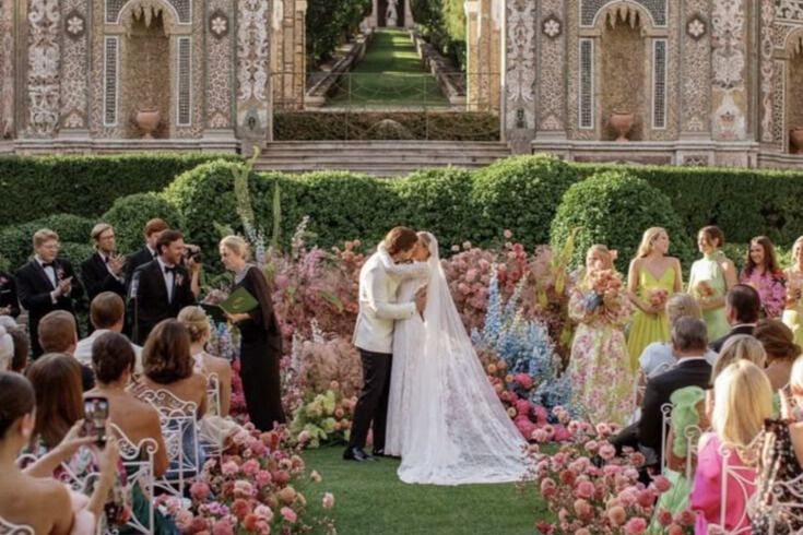 Botanische tuin bruiloft