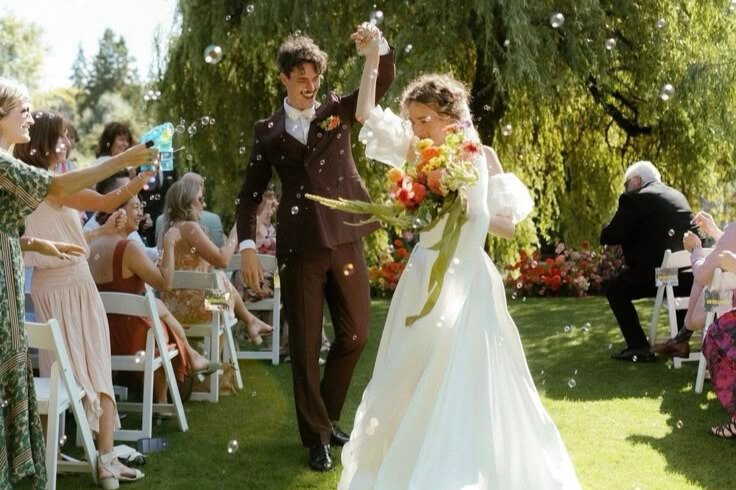 Botanische tuin bruiloft