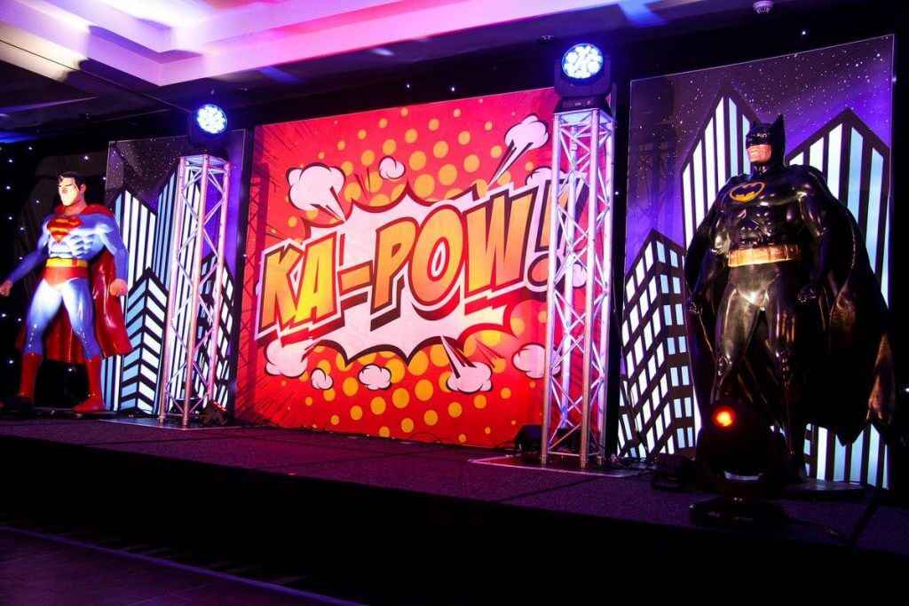 Superhelden Masker bedrijfsfeest