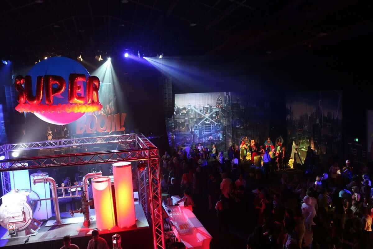 Superhelden Masker bedrijfsfeest