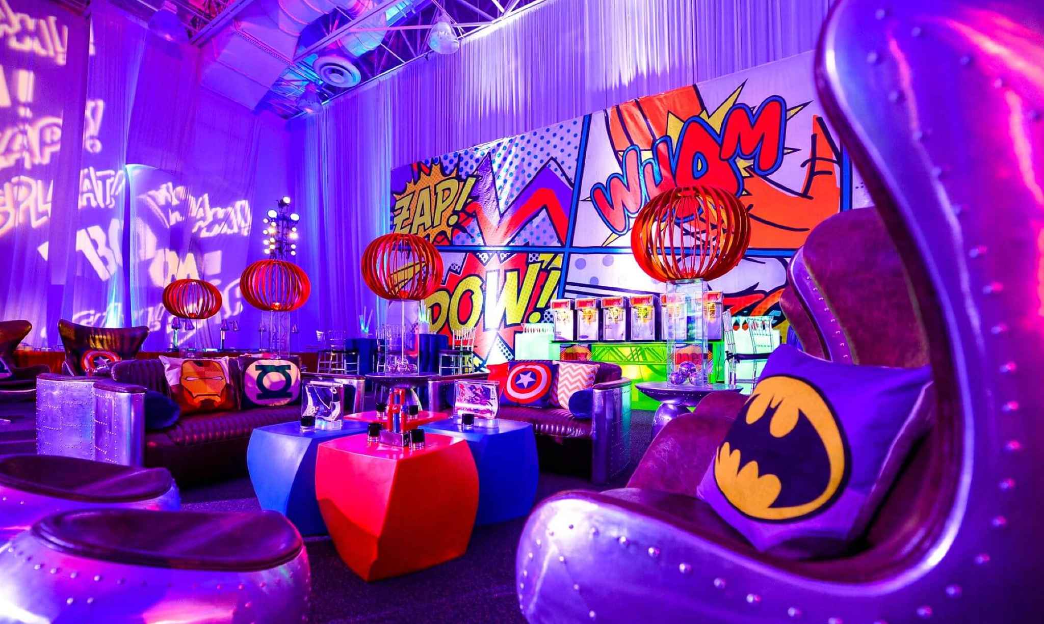 Superhelden Masker bedrijfsfeest