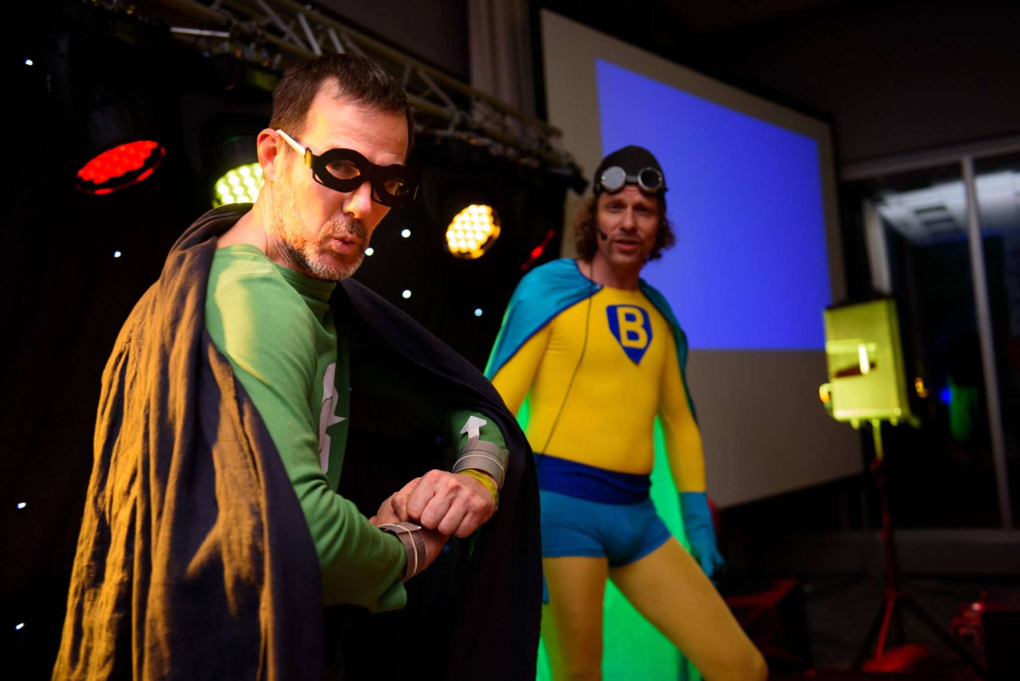 Superhelden Masker bedrijfsfeest