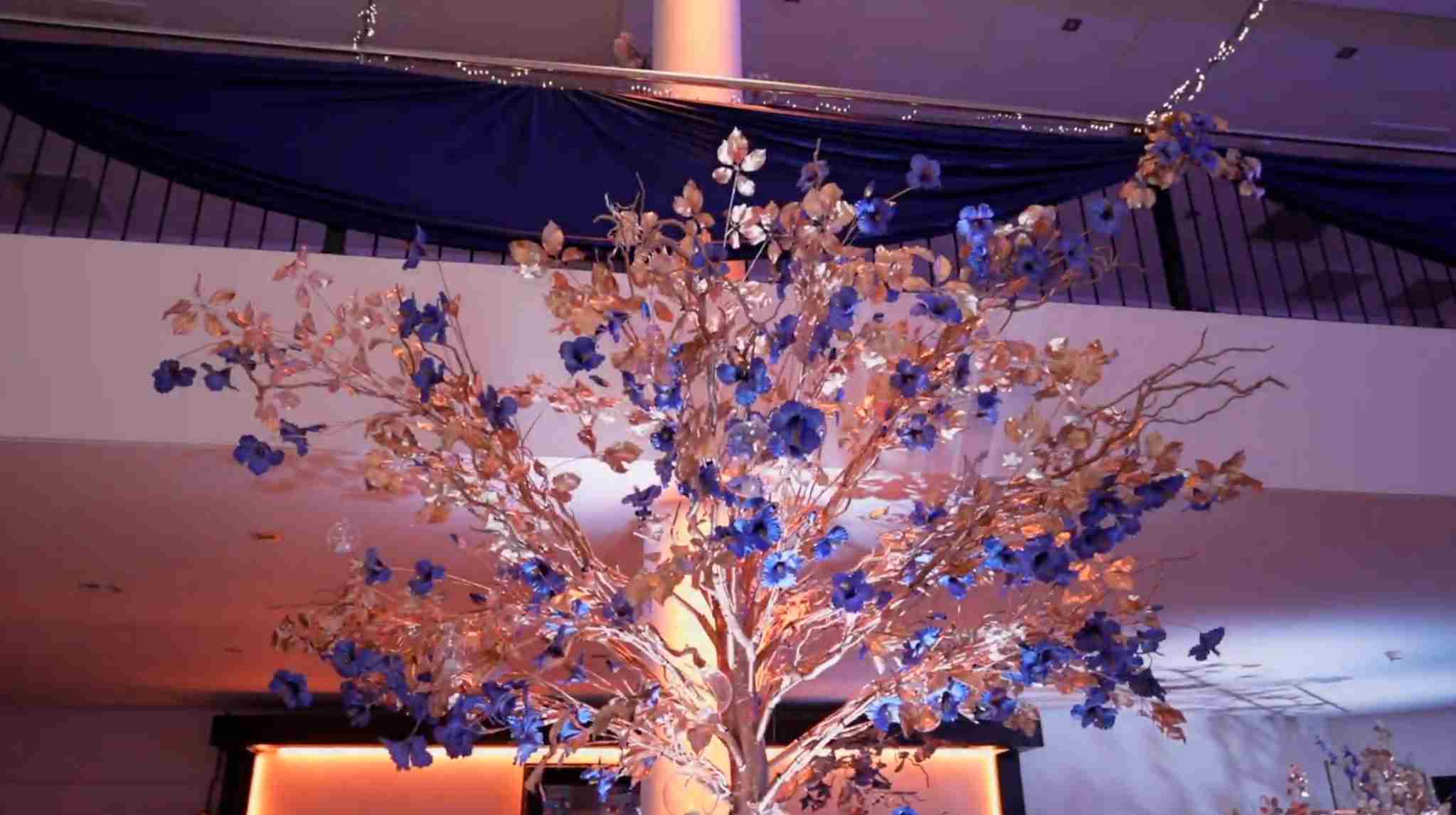 Koningsblauw Gender Reveal party